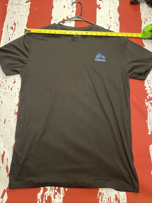 RBX X-T-Shirt Black Top Men's Extra Large XL Training Tee gallery