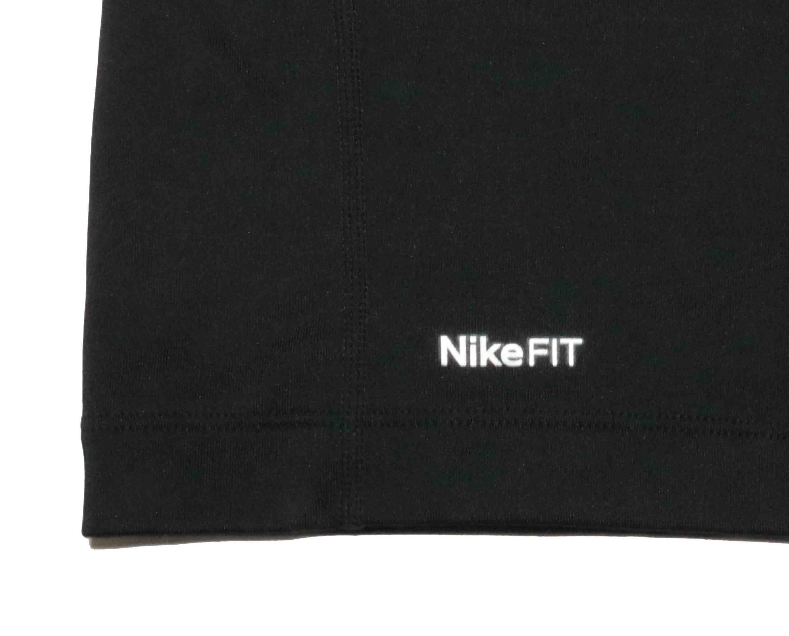 Nike Pro Fit Black Compression Mock Neck L/S Athletic Training Shirt Mens Sz XL gallery