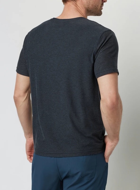 Vuori Men’s Strato Tech Tee - V126 - Chercoal Heather - XL gallery