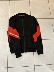 Men’s Anthony Morato Black/orange Long Sleeve Sweat Shirt (L)