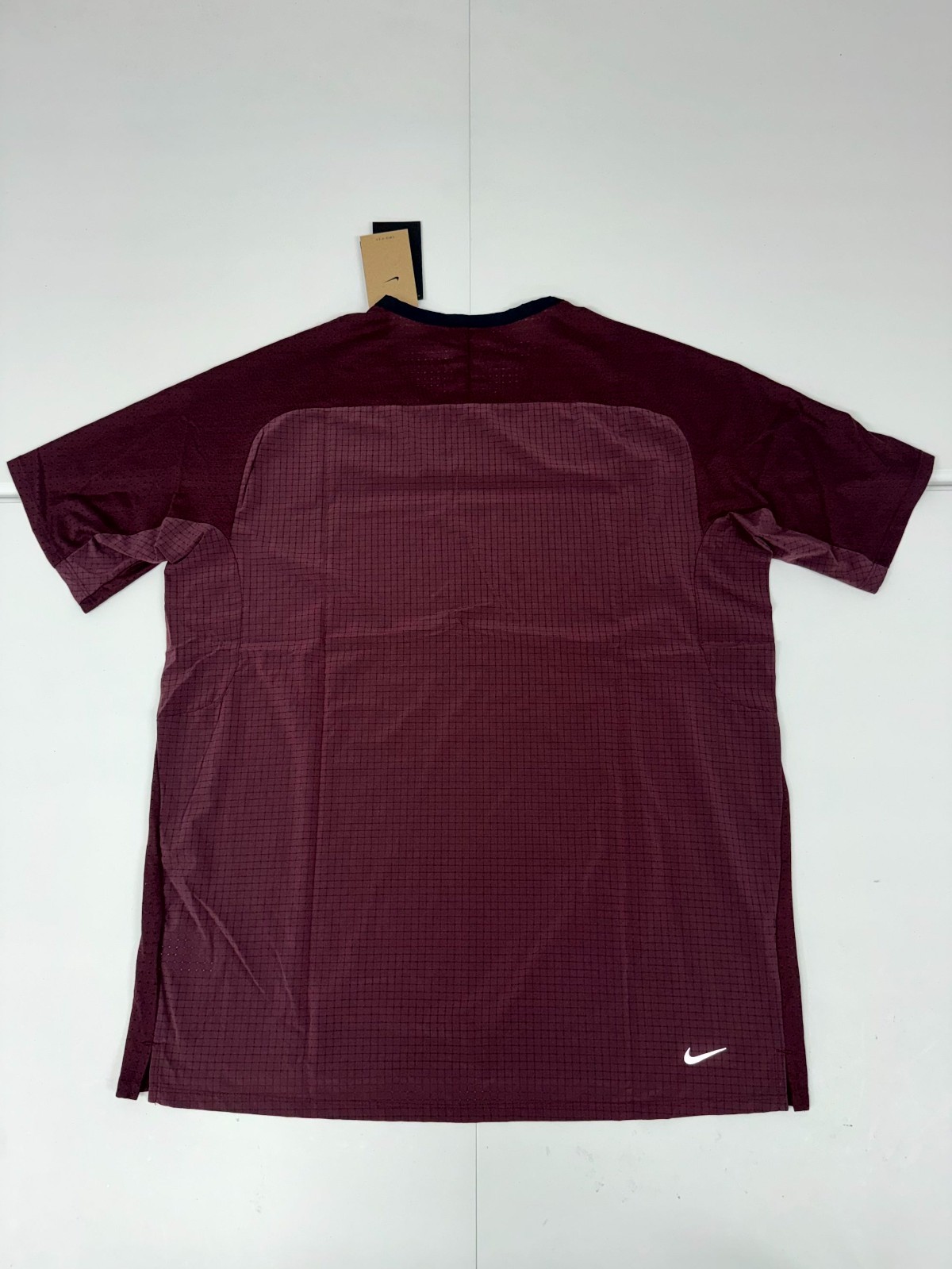 Nike Trail Solar Chase Dri-FIT Running Top Men's XLT Burgundy Crush DV9305-652 gallery