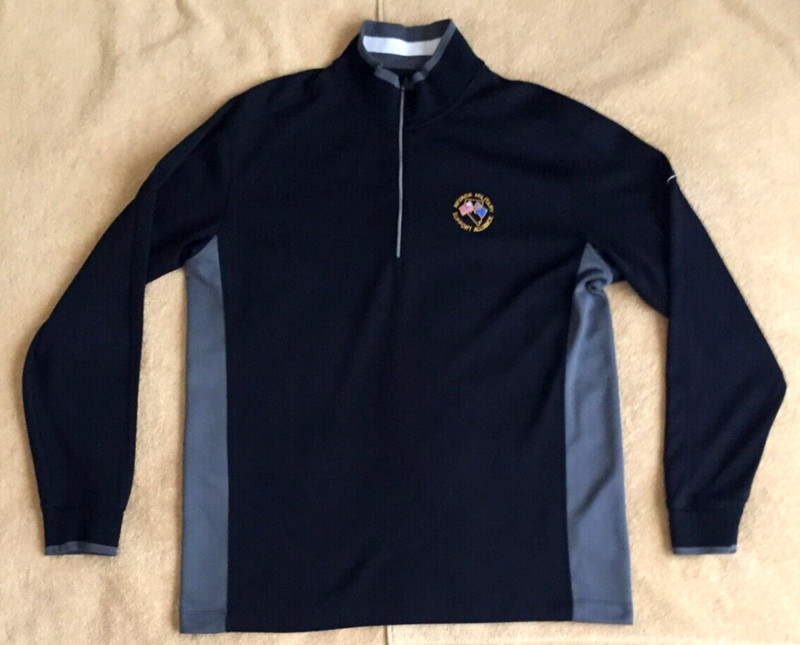 NEVADA MILITARY SUPPORT ALLIANCE NIKE GOLF 1/4 ZIP PULLOVER - MENS SZ XL - NICE! gallery