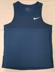 Nike Zonal Cooling relay running tank top men sz M 833577-457 maritime blue