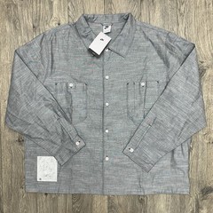 Nike Long Sleeve Shirt Size XL Grey Chamois Field Life $110