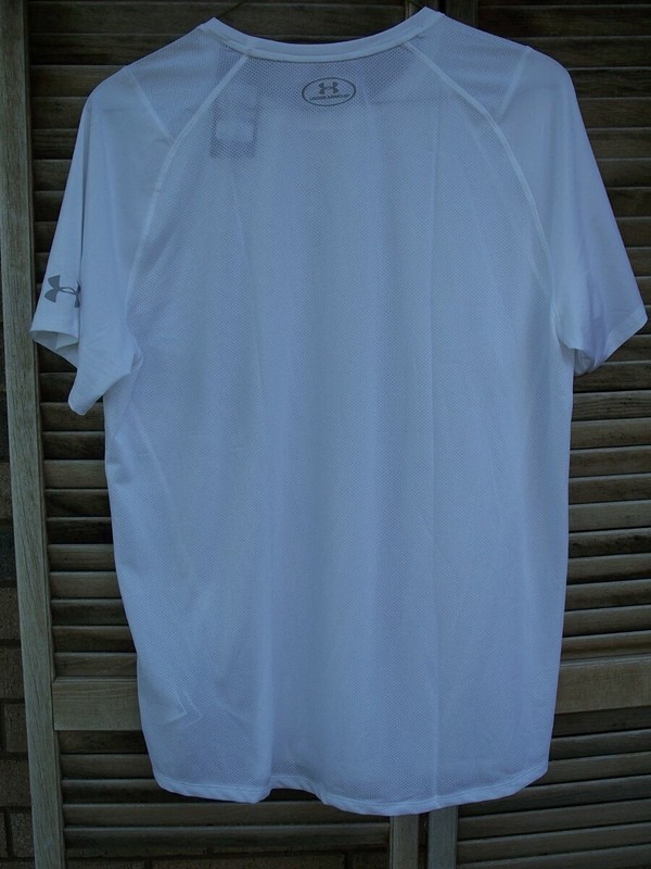 UNDER ARMOUR nwt white Heat Gear s/s Shirt~2XL~Fitted~UA~NEW~vented~ gallery
