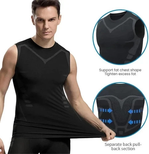 Evolv-Off Compression Shirt, V-Boost 2025 New Version Ionic Shaping Sleeveless gallery