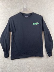 Champion Authentic €pace Jam T-Shirt Medium Men’s Black Long Sleeve Graphic