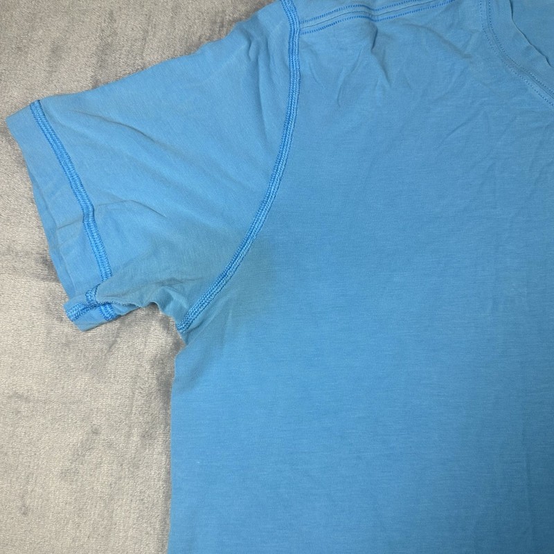 Lululemon Short Sleeve T Shirt Mens Medium Blue Athletic Gym Workout Outdoor gallery