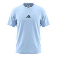 adidas Essentials Small Logo Single Jersey Tee Men Sports T-Shirts Top AsiaFit