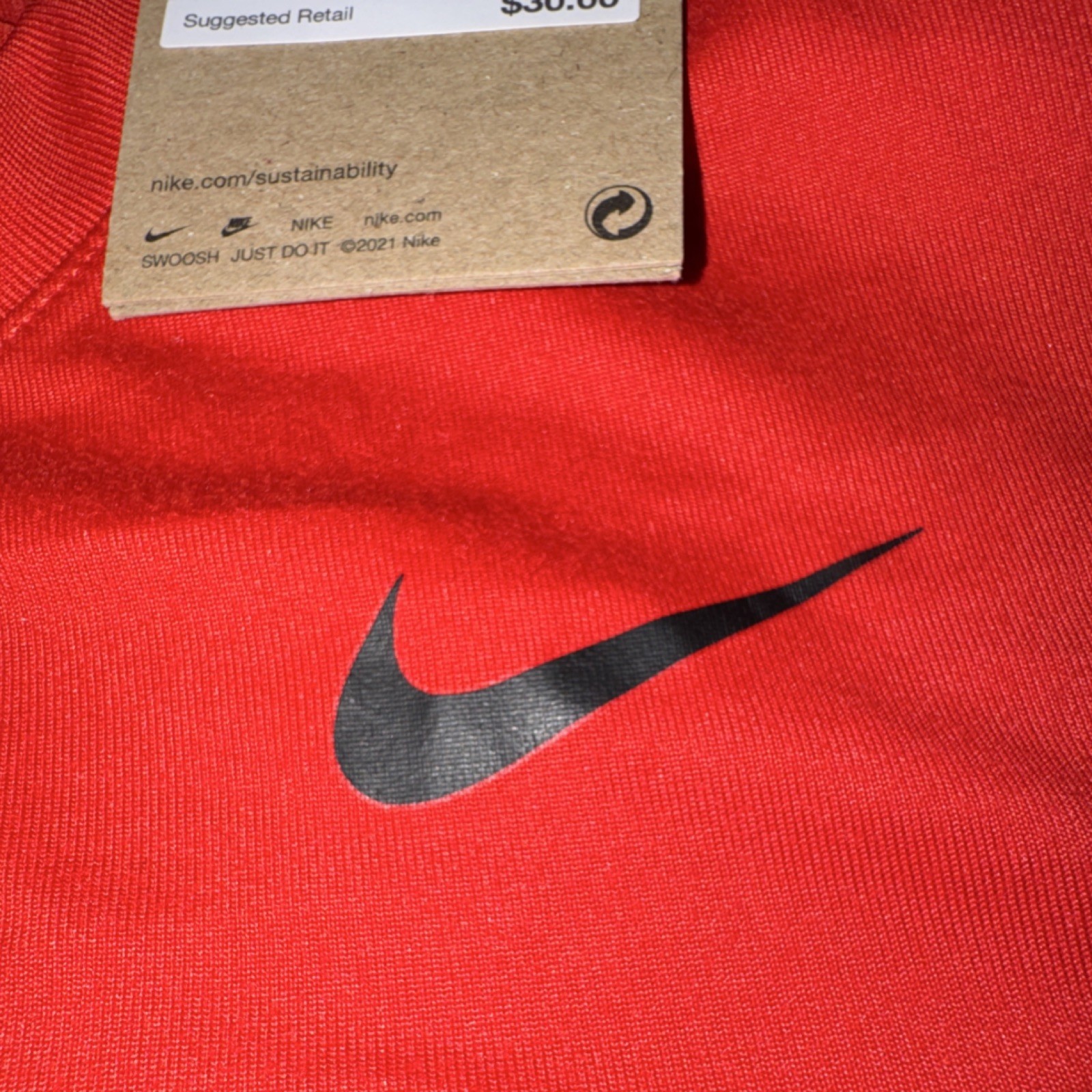Nike Dri-FIT Training T-Shirt Red L Men's Short Sleeve DX0989-657 gallery