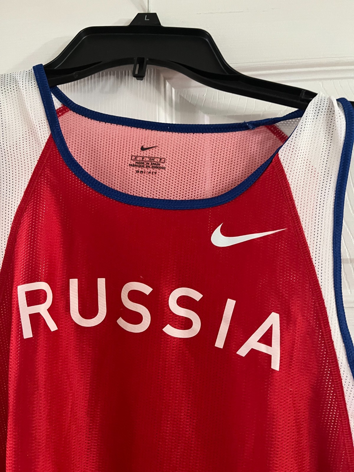 Nike Russia pro elite track field singlet marathon mens small rare gallery