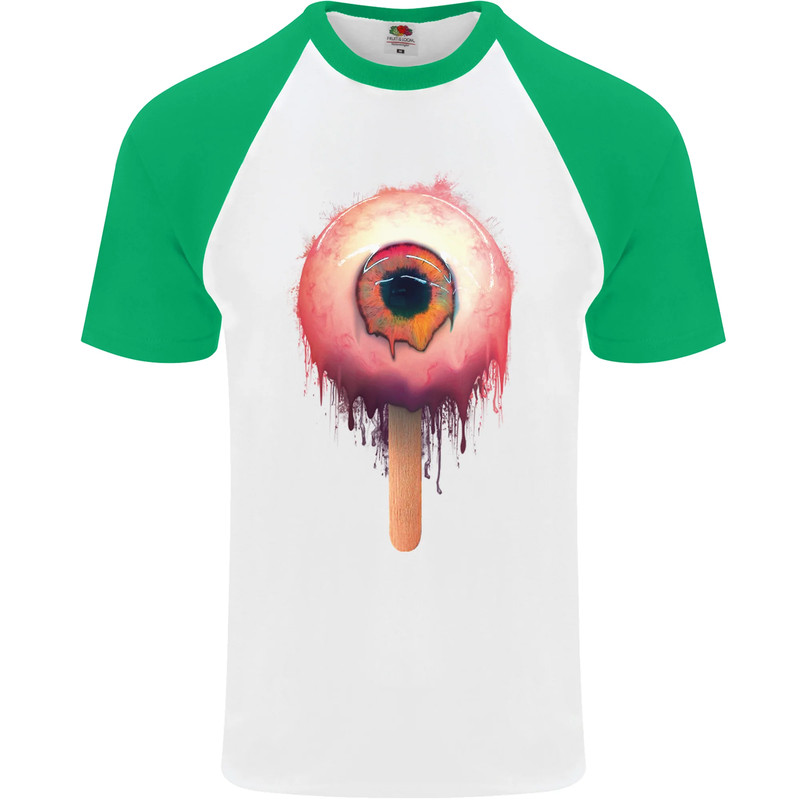 Eyesicle Horror Hangover Eye Gothic Demon Mens s/S Baseball T-Shirt gallery