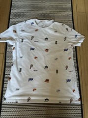 Nike Court Tennis Short Sleeve White T Shirt Large