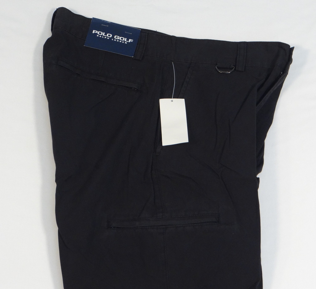 Polo Golf Ralph Lauren Black Flat Front Pants Mens NWT gallery
