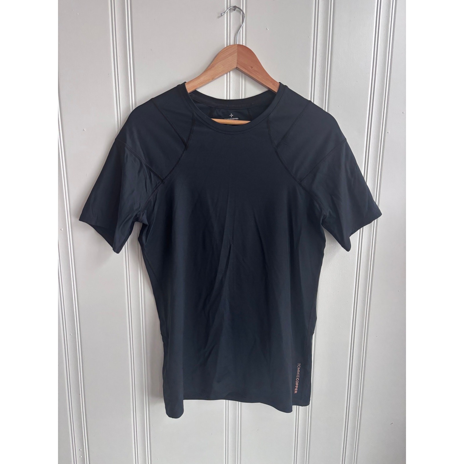 Tommie Copper Zinc & Copper Infused Short Sleeve Shirt Black Men's XL gallery