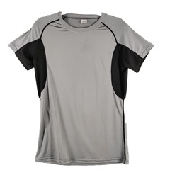 Men Activewear Shirt Short Sleeve Crew Neck Lightweight Super Stretch SIZE XL