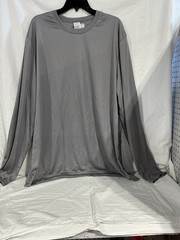 Hanes Cool DRI Long Sleeve Shirt – Gray – 2XL