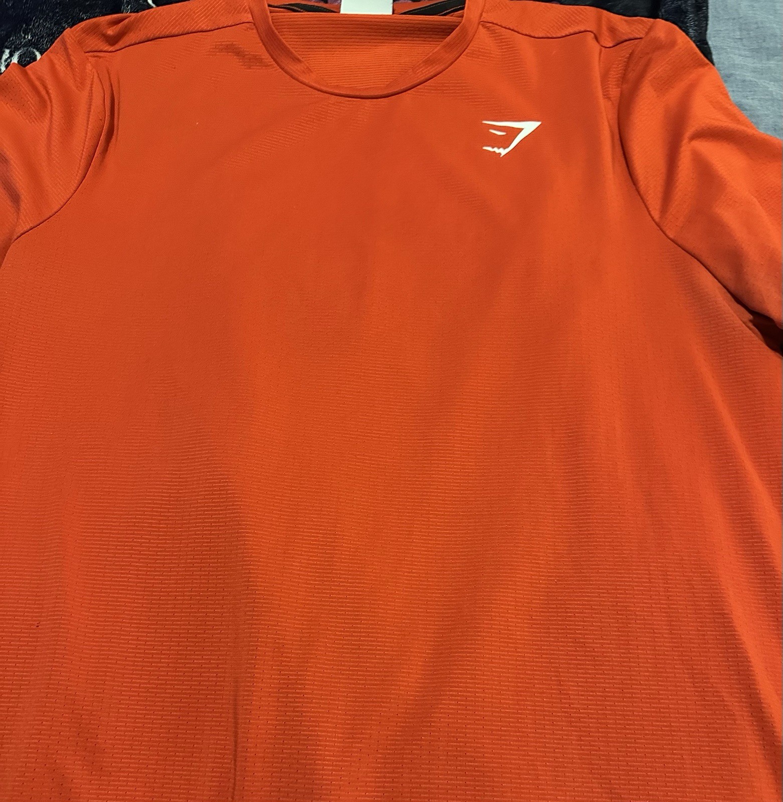 Gymshark Shirt Mens Size S Red Apex Crew Short Sleeve Performance Tee gallery