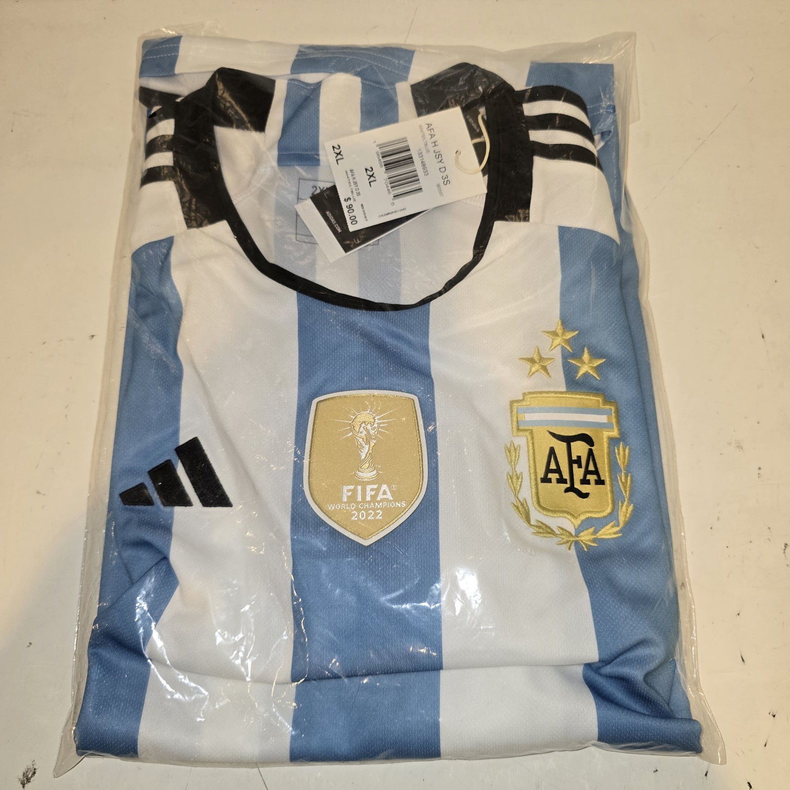 Adidas Argentina 2022 Winners Home Soccer Jersey XXL gallery