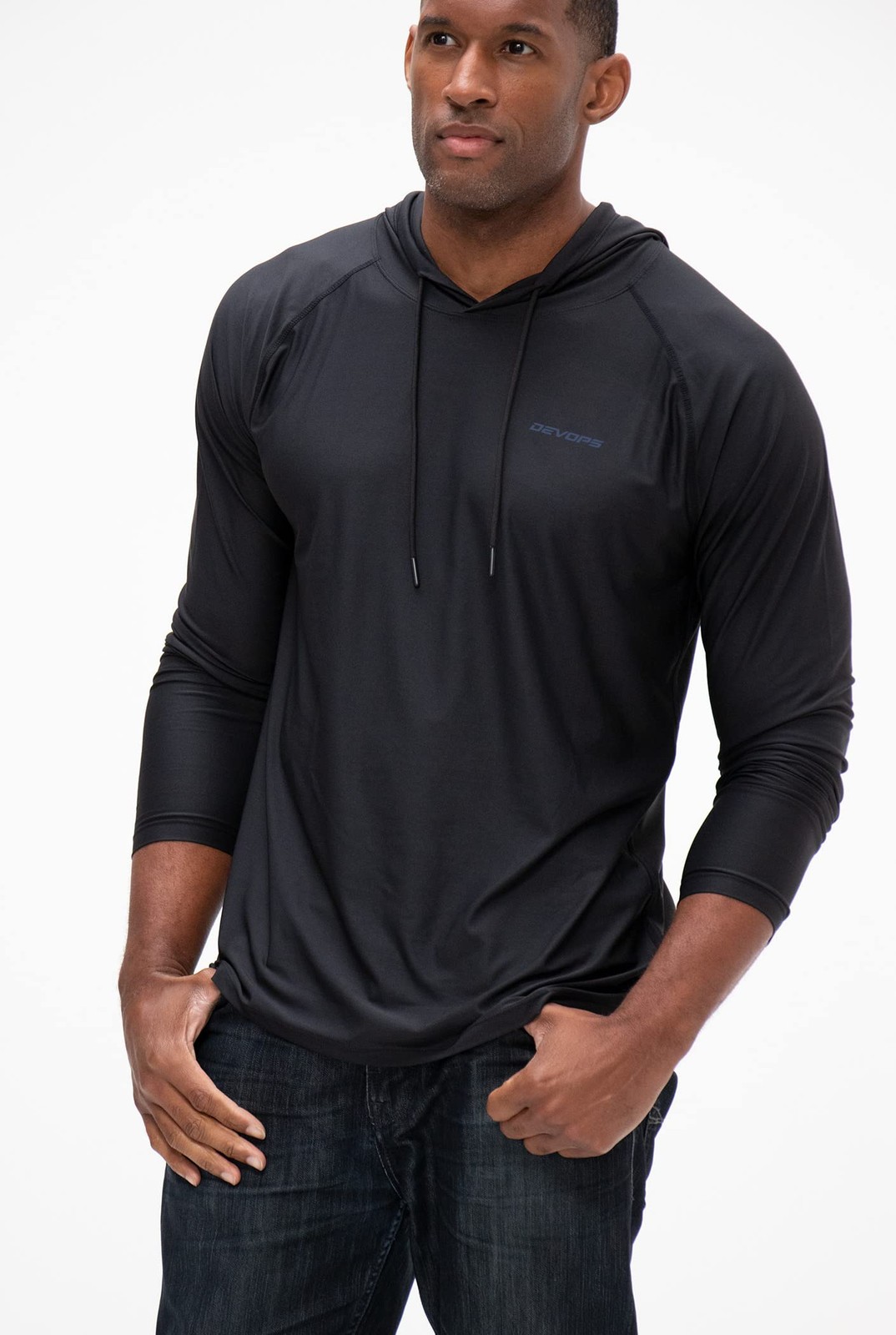 3 Pack Mens UPF 50+ Fishing Shirts, Long Sleeve UV Sun Hoodie, Hiking Running... gallery