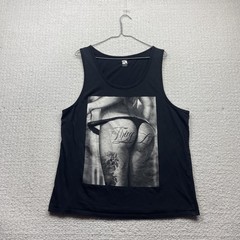 Urban Heritage Sexy Ass Tattoo Graphics Thug Life Tank Top Grunge Men Sz XXL