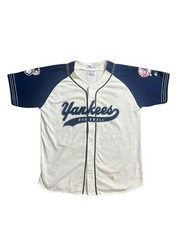 Vtg Starter New York Yankees Baseball MLB Jersey XL Multi Color Korea HTF Rare