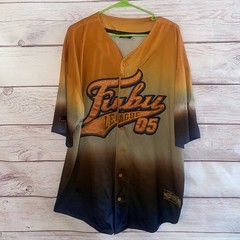 FUBU League 05 Baseball Jersey Men XXL Y2K Hip Hop Streetwear