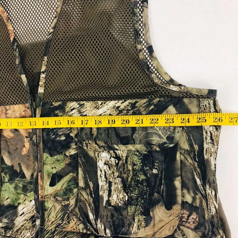 New XL/2XL Mossy Oak Dove Vest & Used Orange Baseball Cap Lined Game Bag Bird gallery