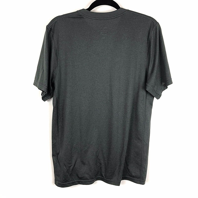 Nike Dri Fit Mens Solid Dark Gray T Shirt Athletic Workout Tee Sz M Medium gallery