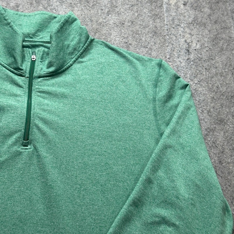 Onward Reserve 1/4 Zip Pullover Men 2XL XXL Green Performance Stretch Mock Neck gallery