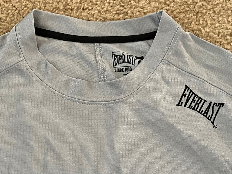 Everlast Sports Boxing Training Gym Workout Shirt Gray Size Medium gallery