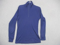 Vintage Patagonia Pullover Mens Large Blue Polypropylene Half Zip Base Layer 90s