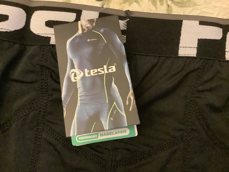 Tesla Men's Baselayer Shorts TM-S17-BLK Size M gallery