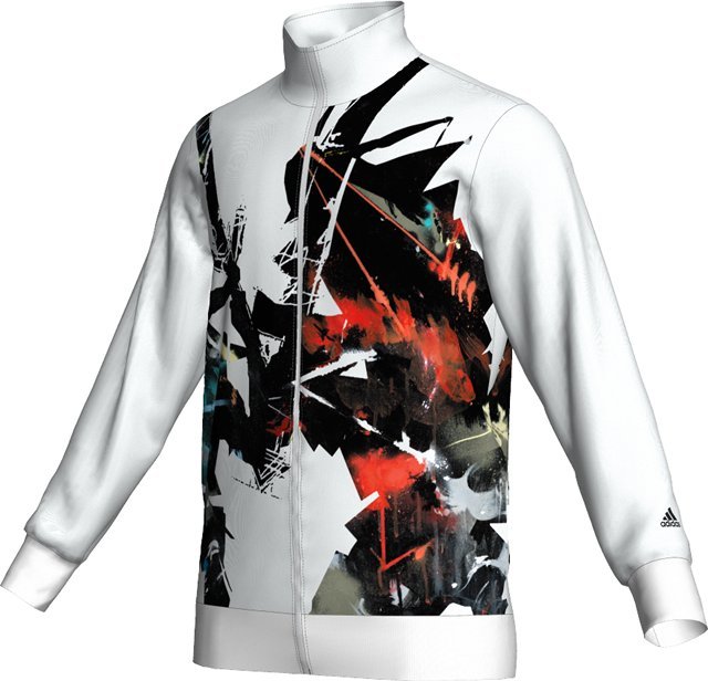 Adidas GOOD VS EVIL Track Jacket MR JAGO URBAN ARTIST SERIES Top firebird Mens M gallery