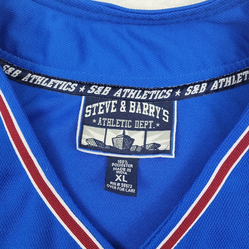 Steve & Barry's Athletics Philly Baseball Jersey Mens XL Blue City Wide XL gallery