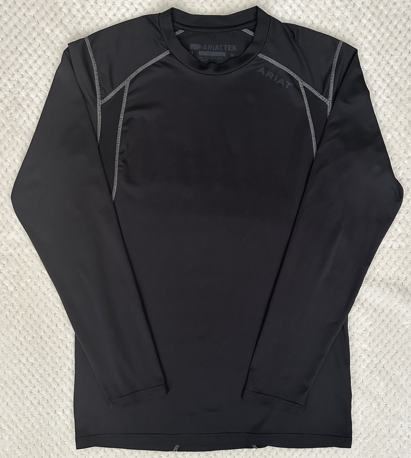 Ariat tek Athletic training Compression T-shirt Mens M Black Breathable Stretch gallery