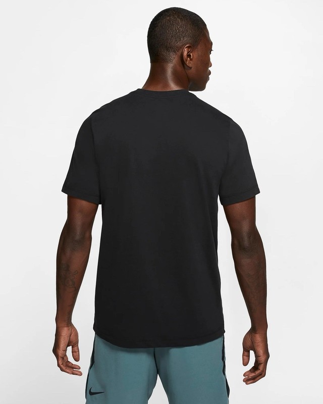 Brand New Mens Nike Dri-FIT Fitness T-Shirt Black gallery