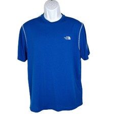 The North Face Shirt XL Blue Short Sleeve Flash Dry Honeycomb Performance