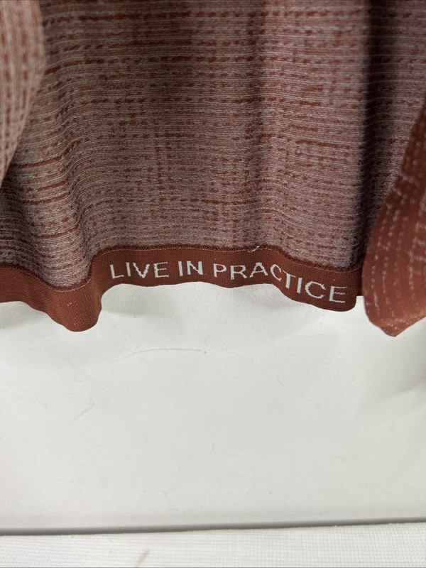 Lululemon Metal Vent Tech Long Sleeve Size XXL Disrupted Grid Date Brown gallery