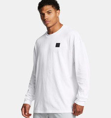 Under Armour Project Rock Cuffed Long Sleeve Shirt Men’s 2XL White 1386873 NWT