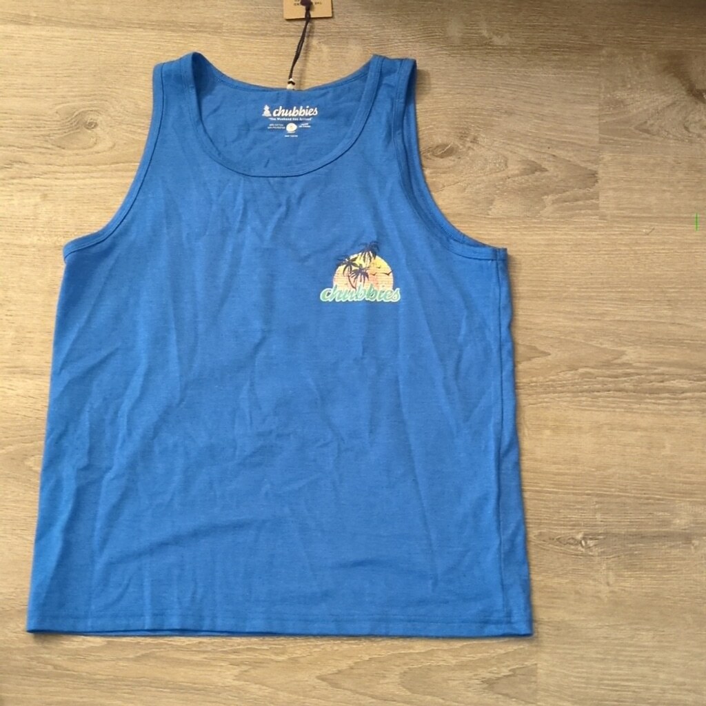 Chubbies Mens The Giant Wave Tank Top Size Small gallery