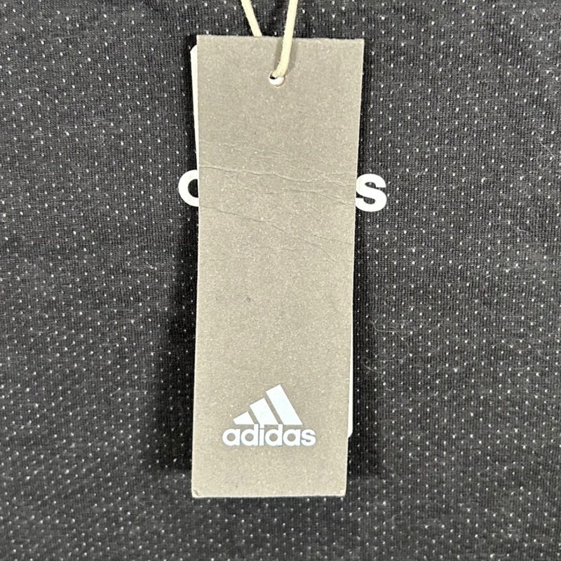 Adidas Mens Multi Sport Crew Short Sleeve Black Striped Sleeves Size Medium New gallery