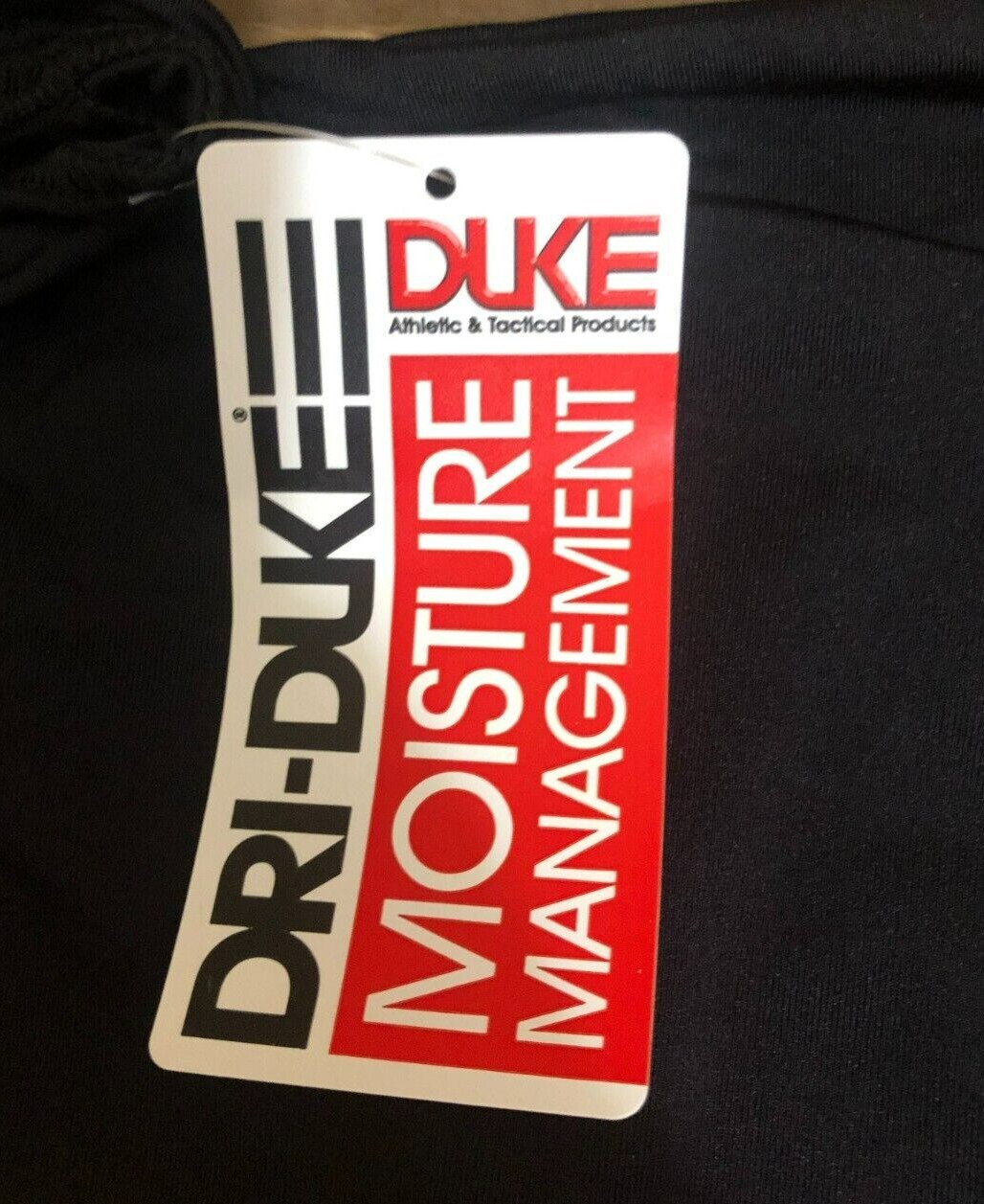 Dri-Duke Moisture Management Black Long Sleeved US Army Yellow Logo Shirt size L gallery