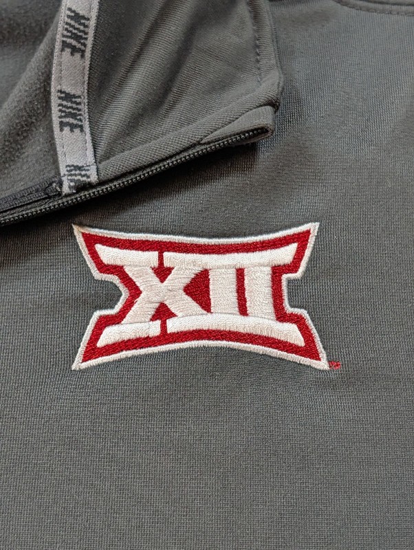 Nike Big XII Dri-FIT Quarter Zip Pullover Sweatshirt Men's Large Dark Gray gallery