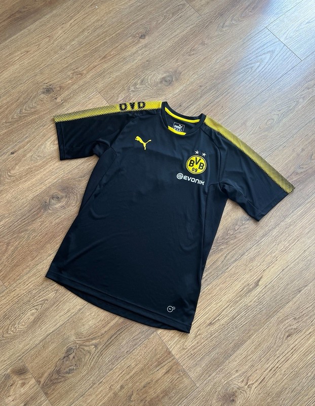 Puma BVB Borussia Dortmund 2017/2018 soccer jersey football shirt size M gallery