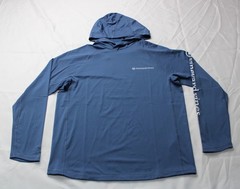 Vineyard Vines Mens Whale Dot Long-Sleeve Harbor Hoodie Tee BL1 Moonshine Medium