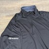 Subaru Black Label Mens Long Sleeve 1/4 Zip Shirt Small Black/Gray Vented B13 gallery