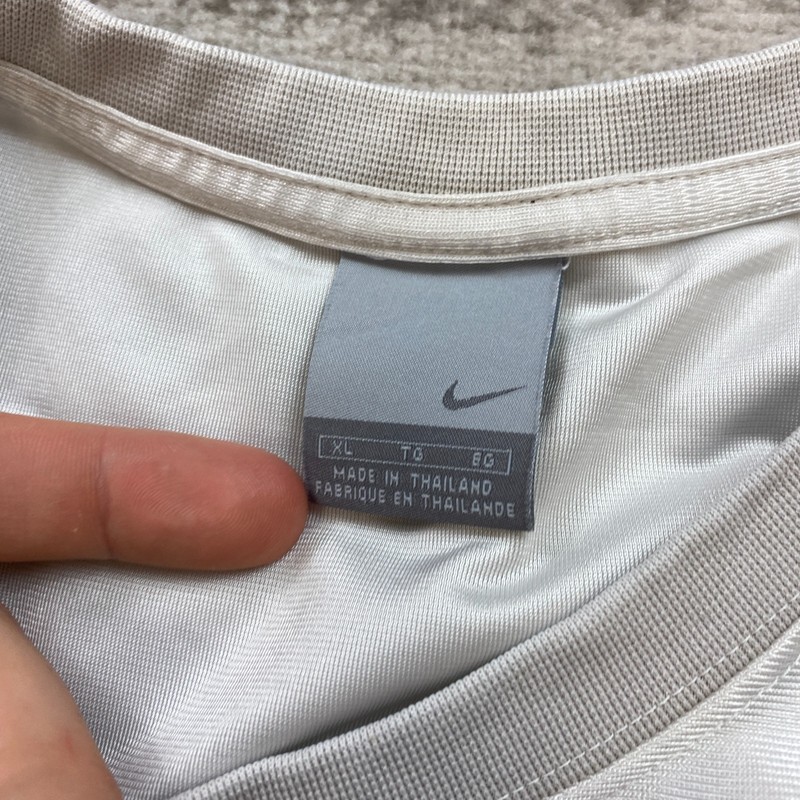 VTG Nike Tank Top Shirt Extra Large Gray Dazzle Swoosh Jersey Basketball Men 90s gallery