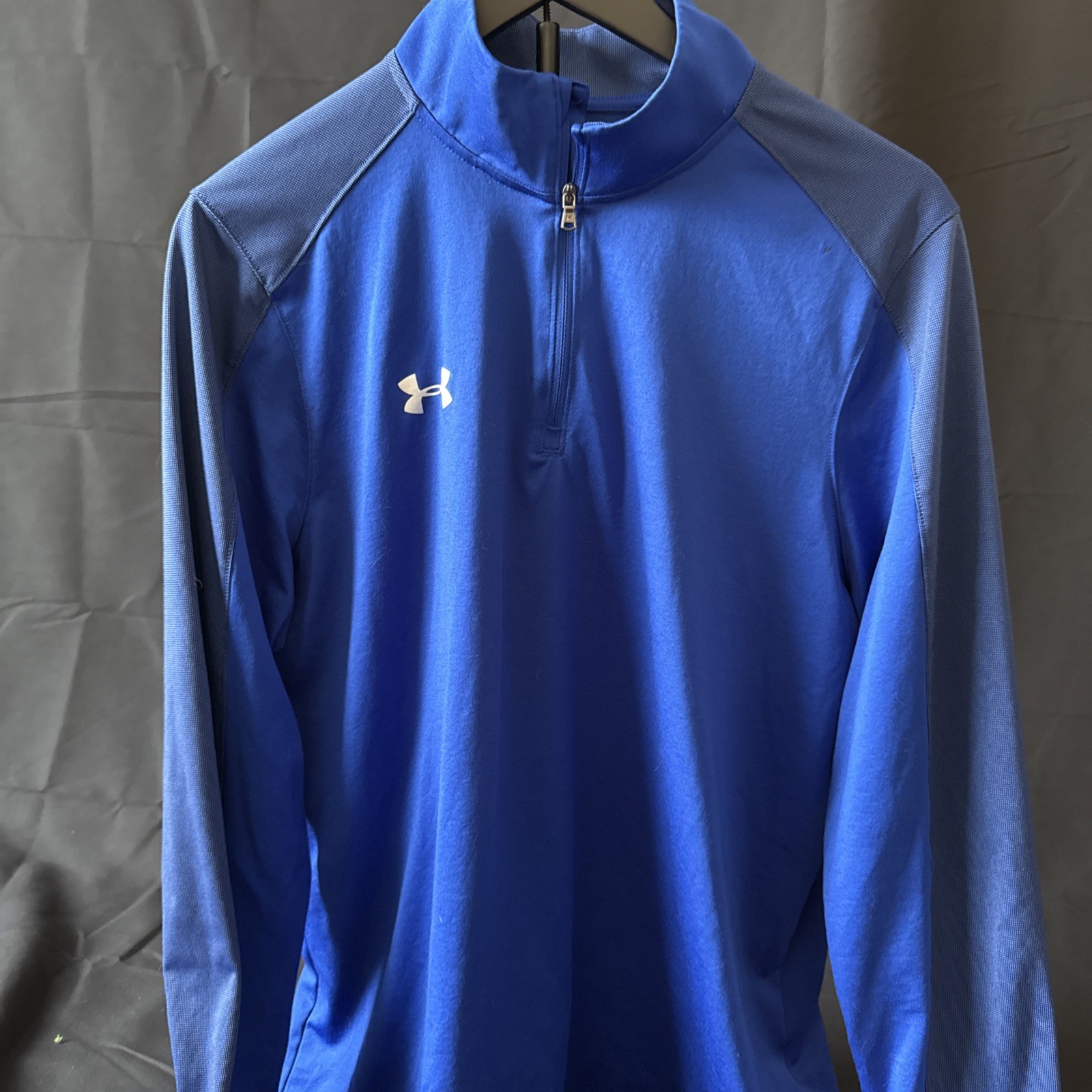 Under Armour Men’s Long Sleeve Two Toned Long Sleeve Quarter zip Size Large gallery