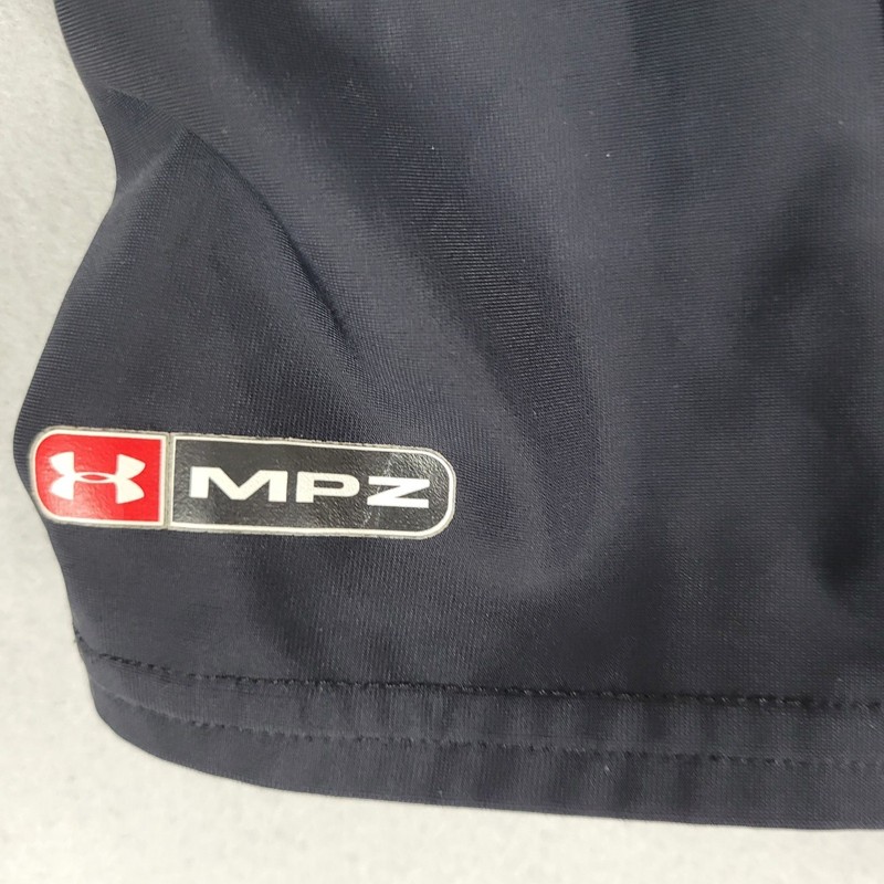 Under Armour Padded Shirt MPZ Mens Large Black Athletic Compression Rib Guard gallery